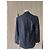 Chaqueta Christian Dior de lana azul marino con rayas marrones - vista 4
