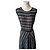 Escada Kleid mit 3/4 Ärmeln Schwarz und Beige Polyamid