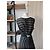Escada Kleid mit 3/4 Ärmeln Schwarz und Beige Polyamid - Ansicht 3
