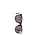 Occhiali da sole quadrati Saint Laurent SL 51 - 040 in acetato nero - vista 9