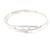 Tiffany & Co Pulseira Dupla em Prata 925 Metálico Metal  ref.1814881