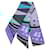 Hermès Hermes Silk Twilly SPRINGS BAGUE Scarf Blue  ref.1815033