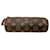 Louis Vuitton Monogram Trousse Ronde Pouch Brown Cloth  ref.1815202