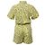 Max Mara Set di camicia e pantaloni corti stampati floreali Max & Co in cotone giallo - vista 3