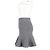 Falda trompeta mini de lana gris de cintura alta de Jil Sander - vista 5