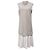 Maison Martin Margiela Vestido de suéter midi sin mangas en capas de Maison Margiela en algodón gris