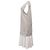 Maison Martin Margiela Vestido de suéter midi sin mangas en capas de Maison Margiela en algodón gris - vista 2