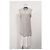 Maison Martin Margiela Vestido de suéter midi sin mangas en capas de Maison Margiela en algodón gris - vista 6