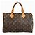 Sac à main Louis Vuitton Monogram Speedy 30 T41526 Marron - vue 2