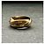 Anel Cartier Trinity Grande Modelo Ouro Branco Ouro Amarelo Ouro Rosa Hardware prateado Gold hardware - vista 2