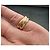 Anel Cartier Trinity Grande Modelo Ouro Branco Ouro Amarelo Ouro Rosa Hardware prateado Gold hardware - vista 5