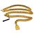 Chanel Vintage Chunky Doppel-Drapierte Parfümflasche Halskette Gürtel Gold hardware