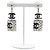 Orecchini in argento della linea Matelassé Cambon di Chanel - vista 2