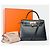 Hermès HERMES Kelly 28 Bag in Navy Blue Leather - 102261 - view 2