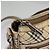 Borsa a spalla Burberry Nova Check in tela di pelle beige oro Auth hk1797 D'oro - vista 17