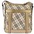 Borsa a spalla Burberry Nova Check in tela di pelle beige oro Auth hk1797 D'oro - vista 2