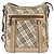 Borsa a spalla Burberry Nova Check in tela di pelle beige oro Auth hk1797 D'oro - vista 3