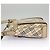 Borsa a spalla Burberry Nova Check in tela di pelle beige oro Auth hk1797 D'oro - vista 4