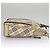 Borsa a spalla Burberry Nova Check in tela di pelle beige oro Auth hk1797 D'oro - vista 5