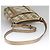 Borsa a spalla Burberry Nova Check in tela di pelle beige oro Auth hk1797 D'oro - vista 7
