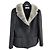 Dolce & Gabbana grey wool and mink jacket