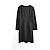 Schwarzes Kleid mit Raffung von Boutique Moschino - Ansicht 3