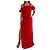 Autre Marque Adriana Degreas Maxi Kleid Rot