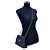 Chanel Bolsa transversal trapezoidal de couro preto com quilt vintage - vista 2