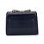 Chanel Bolsa transversal trapezoidal de couro preto com quilt vintage - vista 3