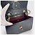 Chanel Bolsa transversal trapezoidal de couro preto com quilt vintage - vista 4