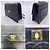 Chanel Bolsa transversal trapezoidal de couro preto com quilt vintage - vista 6