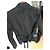 Giacca Ikks Stile Gotico Nera in Cotone e Pelle Nero - vista 2