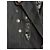 Giacca Ikks Stile Gotico Nera in Cotone e Pelle Nero - vista 3