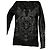 T-shirt a maniche lunghe Ikks stile tatuaggio nero