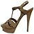 Saint Laurent SL Tribute High Heels aus nude-lackleder Beige Fleisch