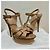 Saint Laurent SL Tribute High Heels aus nude-lackleder Beige Fleisch - Ansicht 6