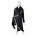 Just Cavalli Poncho Schwarz mit Echtem Fell - Ansicht 3