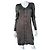 Dkny Strickmini Kleid Schwarz