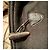 Thomas Burberry Cappotto duffle nero vintage con cappuccio in lana - vista 13