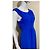 Vera Wang Abito da sera greco blu cielo - vista 3