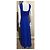 Vera Wang Abito da sera greco blu cielo - vista 6