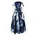 Vestido Sky de Alexander McQueen Blanco Azul Azul oscuro - vista 5