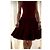 Mini vestido Alaïa de lana burdeos - vista 2