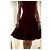 Mini vestido Alaïa de lana burdeos - vista 6