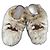 Céline Clogs aus beigem Kunstfell