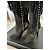 Saint Laurent Fransenstiefel Schwarz Hirschleder - Ansicht 4