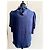 Blusa See by Chloé in chiffon di seta blu navy - vista 5