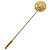 Spilla in metallo dorato Gianni Versace Auth ac3343