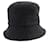 Chapéu bucket de lã e algodão com logo triangular Prada Cinza antracite - vista 4
