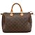 Sac à main Louis Vuitton Monogram Speedy 30 Marron